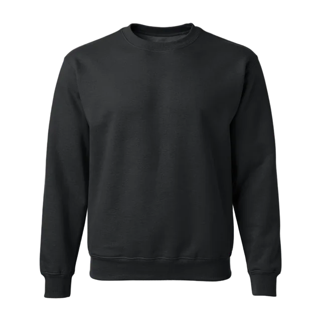 Zwarte sweater zonder opdruk
